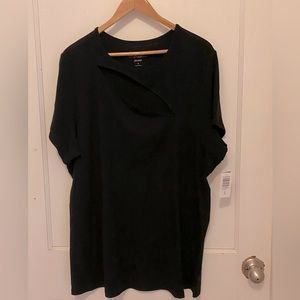 Ribbed Torrid cutout shirt